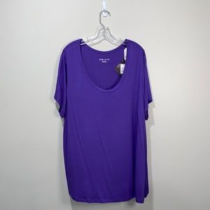 Ava & Viv Basic Purple Tee